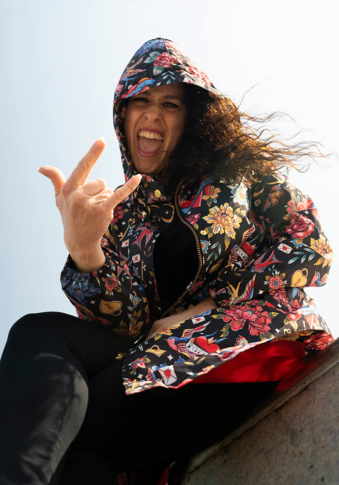Tattoo Print Popsy Coat - Image 6