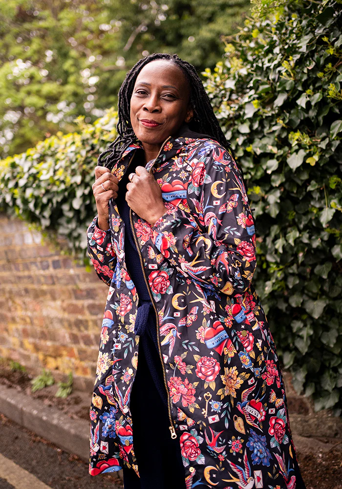 Tattoo Print Popsy Coat - Image 9