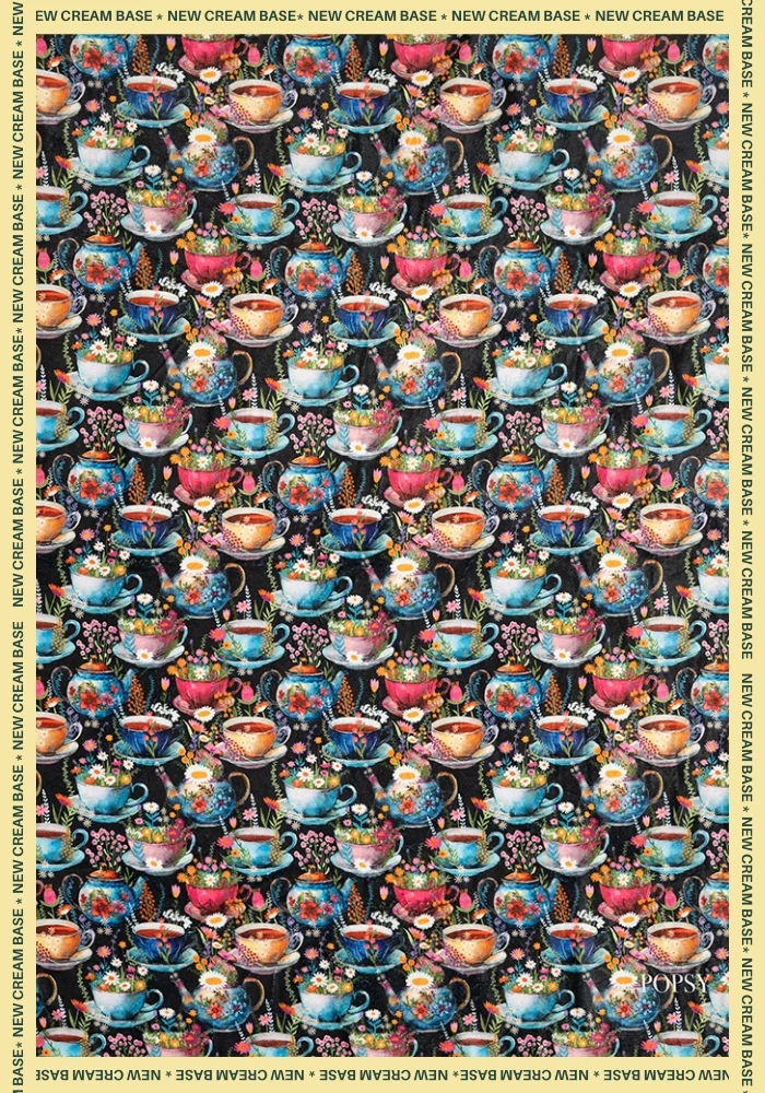 Tea Cups Pop-under Plush Blanket - Image 4
