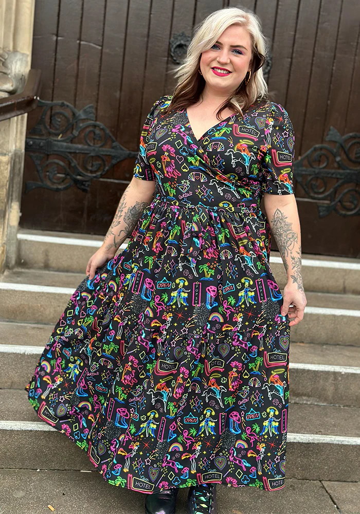 Valeria Vegas Print Midaxi Dress
