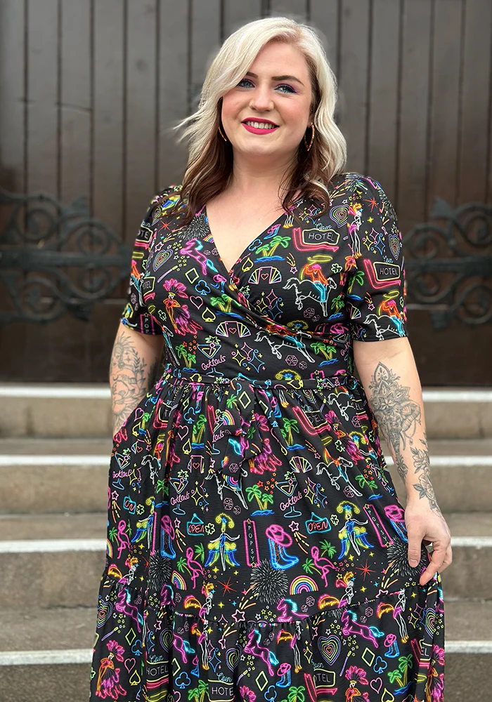 Valeria Vegas Print Midaxi Dress - Image 4