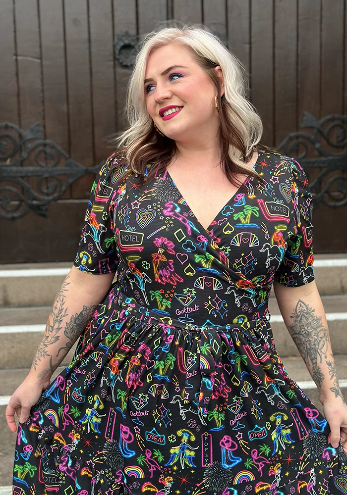Valeria Vegas Print Midaxi Dress - Image 5