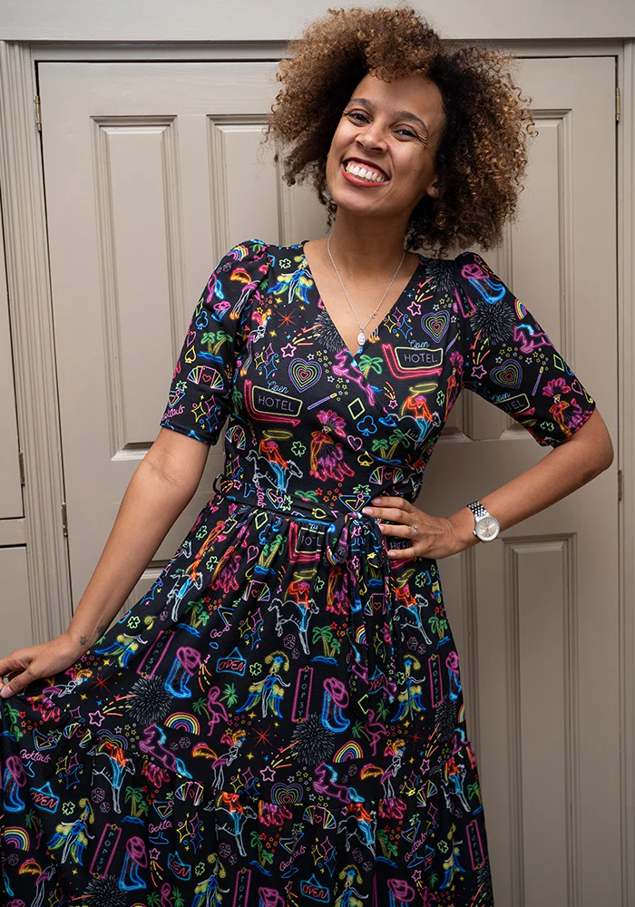Valeria Vegas Print Midaxi Dress - Image 6