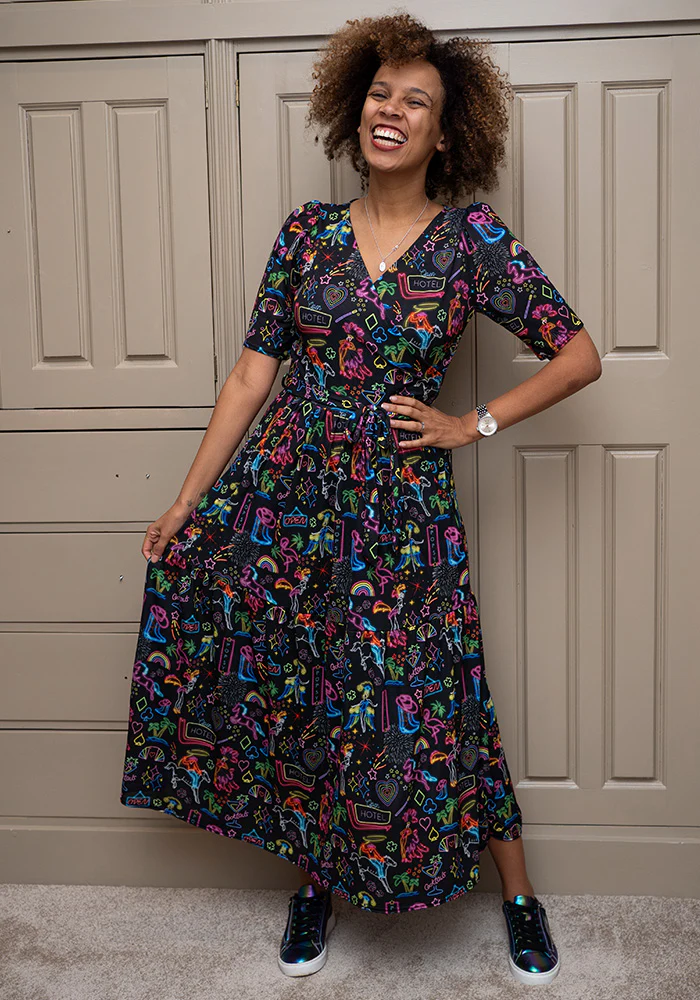Valeria Vegas Print Midaxi Dress - Image 8