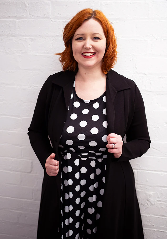 Violeta Mono Large Spot Print Jersey Dress - Image 8