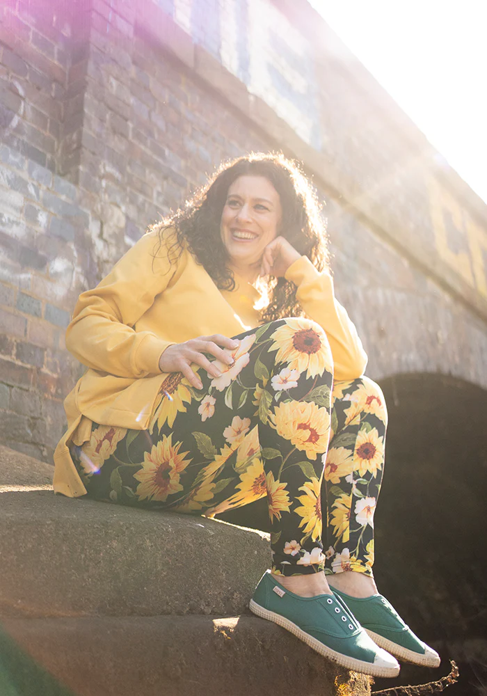 Yellow Longline Popsy Sweatshirt - Image 3