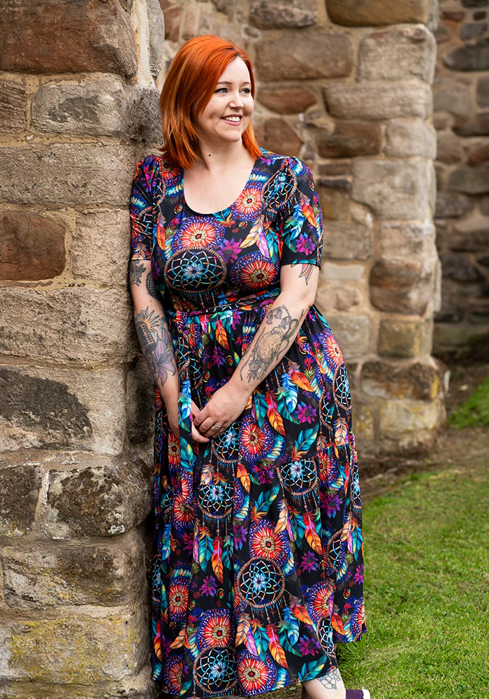 Zephr Dream Catcher Print Midaxi Dress - Image 7